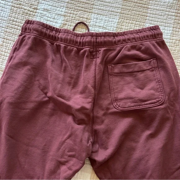 J. Crew Knit Goods Jogger Sweatpants, Burgundy, Size Large Tall - Picture 7 of 9